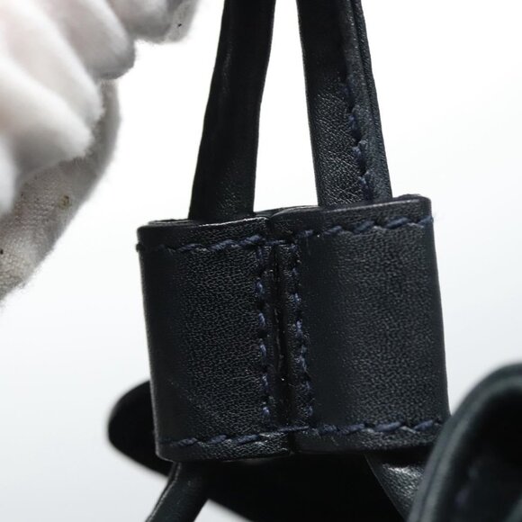 GUCCI Bamboo Backpack Leather Black Gold main image 7